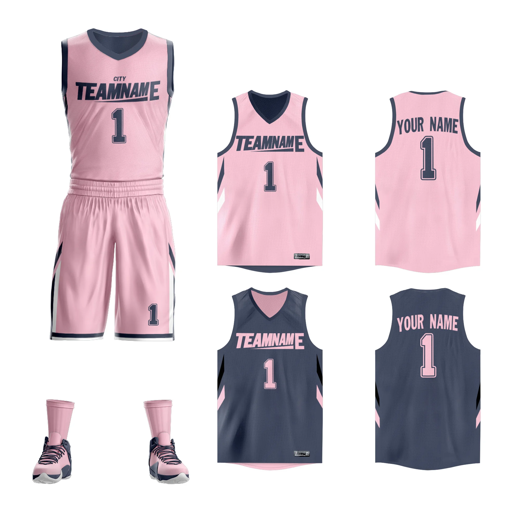 

Custom Basketball Jerseys Personalize Suit Outdoor Casual Reversible Wear Training Adult Uniform For Adults Uniform