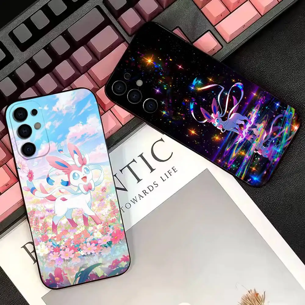 Lovely For P-Pokemon E-Eevee   Phone Case For Samsung Galaxy S26 25 24 23 Ultra Puls Cover
