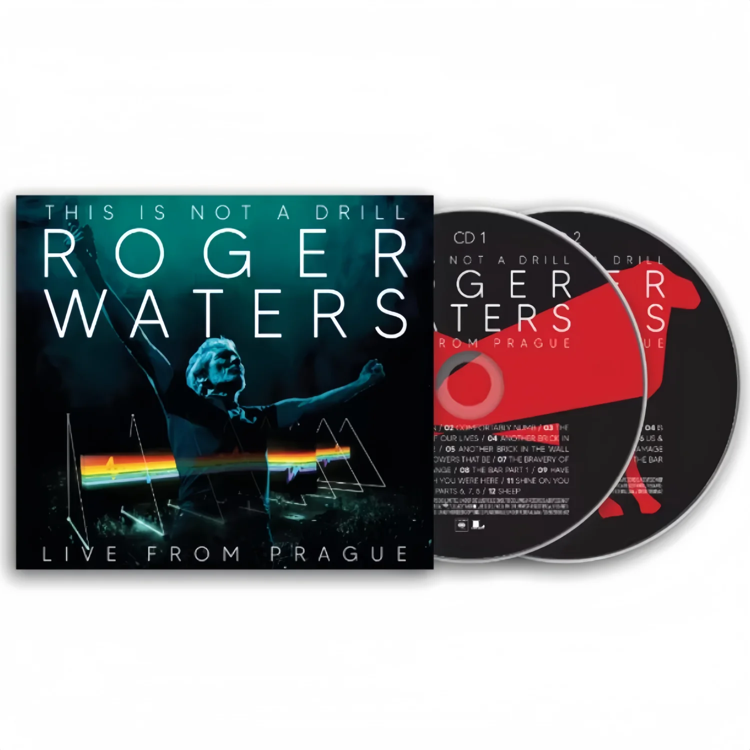 CD de Música de Rock Roger Waters, This Is Not A Drill-Live From Prague, Álbum Comfortably Numb, 2 Discos de Música, Bandas Sonoras para Cosplay, Caja