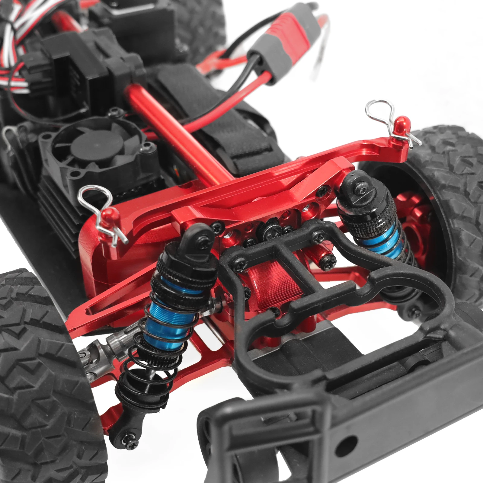 Metal swing arm butterfly frame steering cup set for MJX HYPER GO 1/14 14211 short card remote control car upgrade accessories
