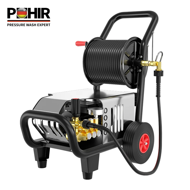 

POHIR-509 3000w Powerful Electric High Pressure Washing Machine Industrial Commercial High Pressure Pump Car Surface Washer