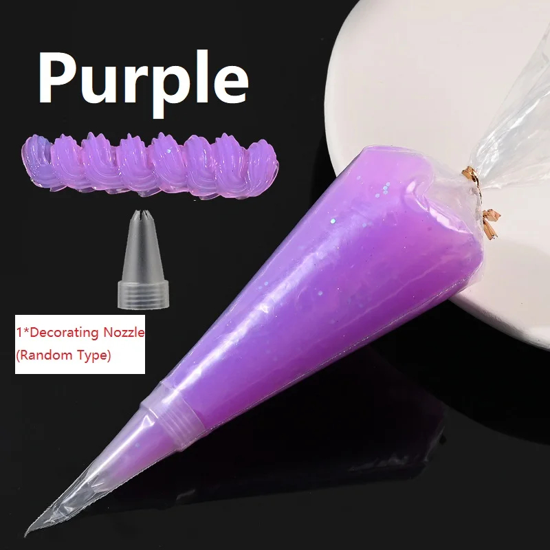 50g Glitter Cream Glue Crystal Clear Jelly Glue for DIY Mobile Phone Shell Decor Materiał Akcesoria DIY Spinka do włosów Pudełko na artykuły papiernicze — zdjęcie 5