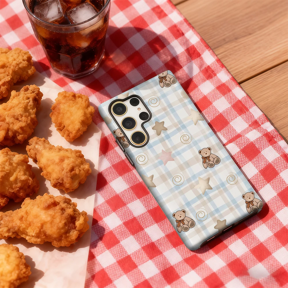 Funda de teléfono Vintage Floral y pájaro amarillo para Samsung Galaxy S25 Ultra S24 S23 Ultra Plus, funda trasera de doble capa a prueba de golpes