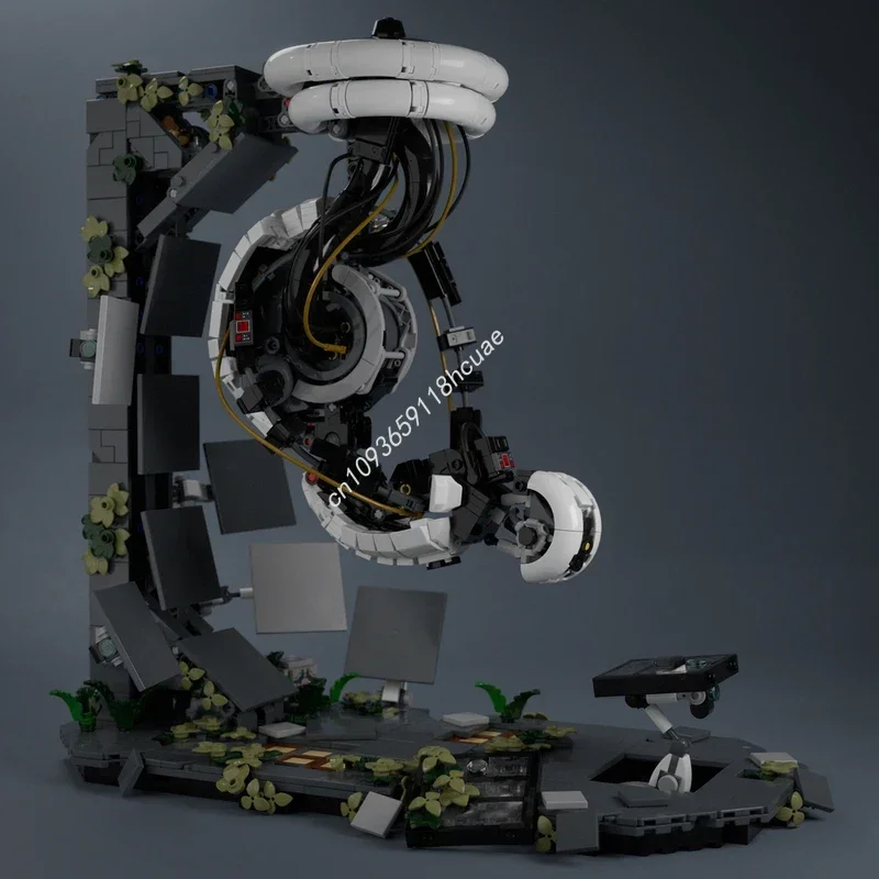 New 1867PCS GLaDOS - Portal 2 Famous Game Icons Scenario Architecture Moc Building Blocks Model Diy Creative Assembly Toys Gifts