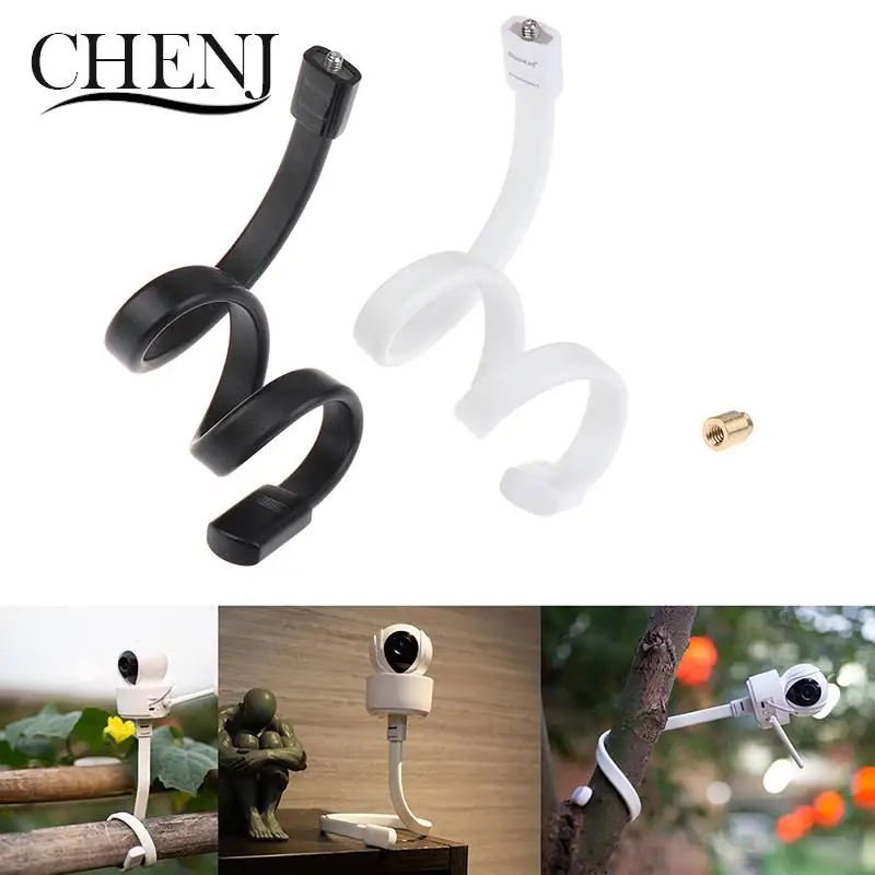 

1/4In Thread Webcam Bracket Gooseneck Selfie Holder Crib Support Monitor Bracket Punch-free Multi-function Bracket