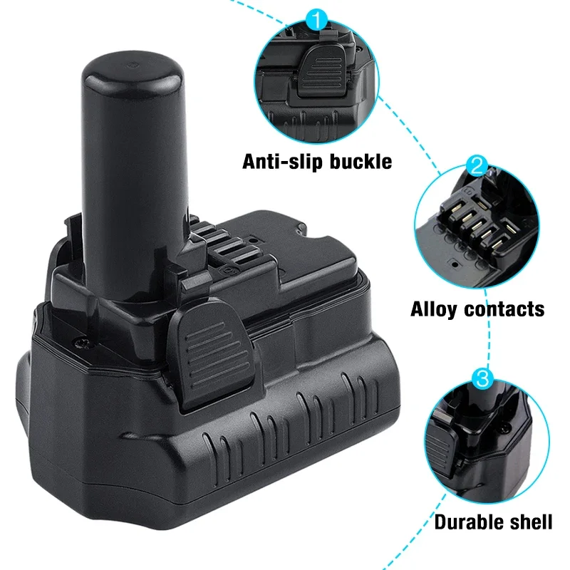 BCL1015 BCL1030 10,8 В/12 В 6000 мАч литий-ионный аккумулятор для электроинструментов для Hitachi Hikoki CJ10DL DB10DL WH10DC FCR10DL