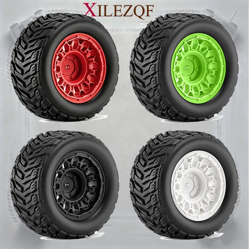 Wheel Rim Rc - Juego de 4 Llantas y Neumáticos