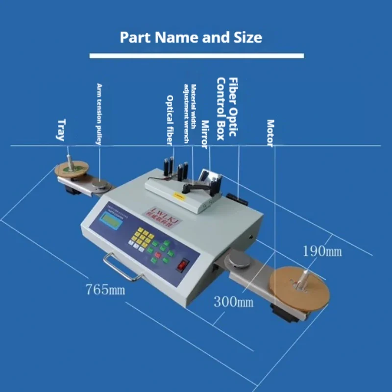 Automatyczna maszyna do liczenia części SMD Licznik komponentów SMD Dobrej jakości maszyna do liczenia punktów o regulowanej prędkości.