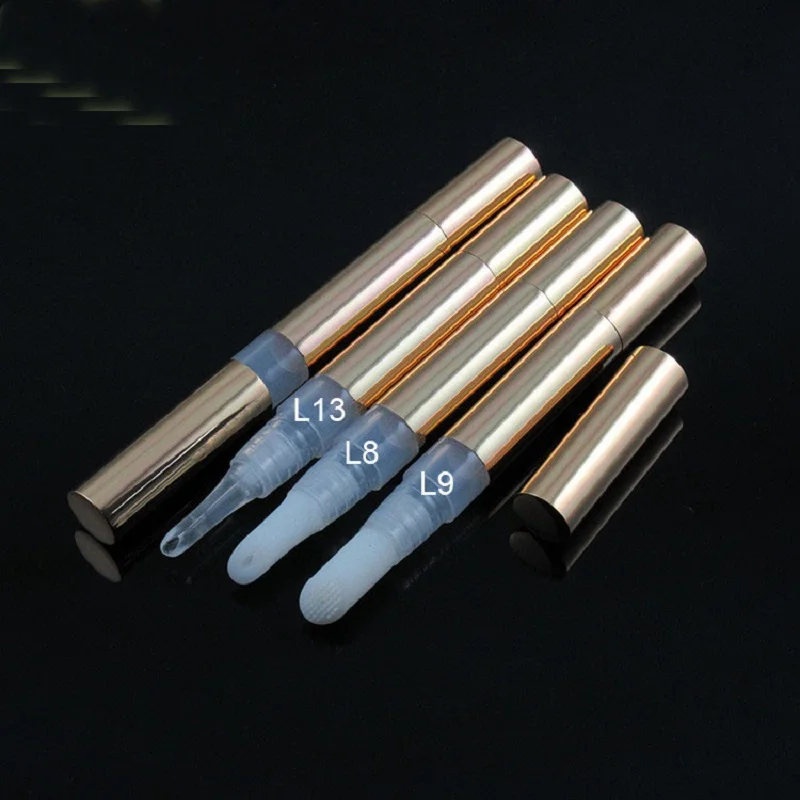 3ml gold cosmetic pen lip gloss balm mascara eyelash growing liquid/spot/whelk removal art nail tooth whitening  booster