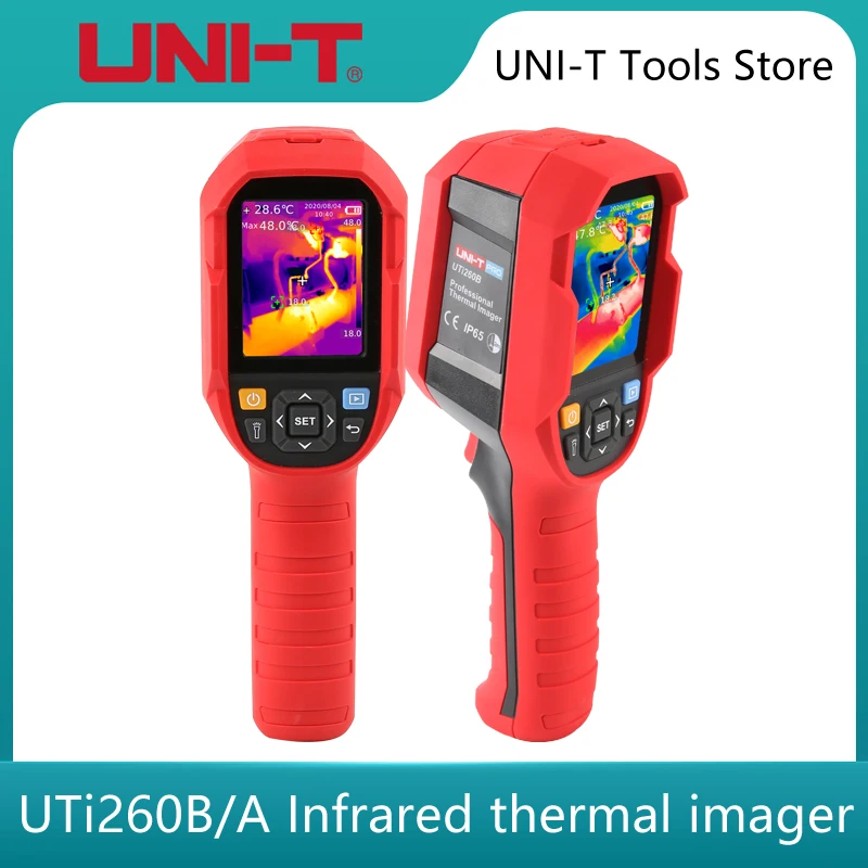 UNI-T-Infrared Camera Temperature Imaging Circuit, Manutenção Elétrica, Thermal Imager, Resolução 256 × 192, UTI260B UTi260A