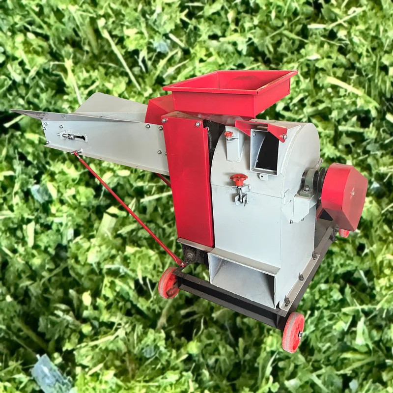 Forage pulping machine ultra-fine crushing breeding dry and wet grass corn straw grass grinding machine pulverizer pulper