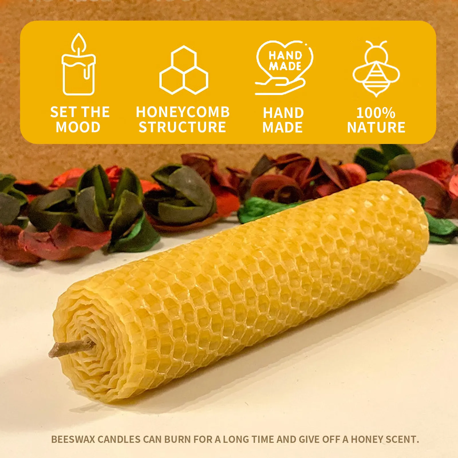 Beeswax Sheets Candle Making Craft Honey Candles Maker Full Bees Wax Honeycomb Beekeeping Foundation Sheets