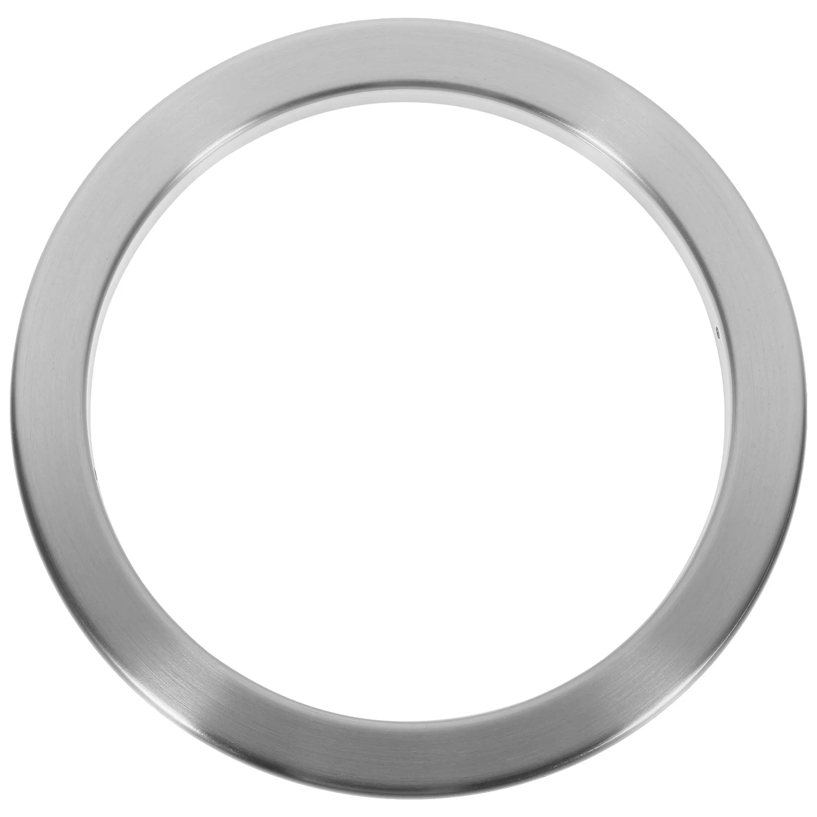 

Kitchen Countertop Grommet Waste Bin with Lid Grommets Trash Chute Stainless Steel Metal Round