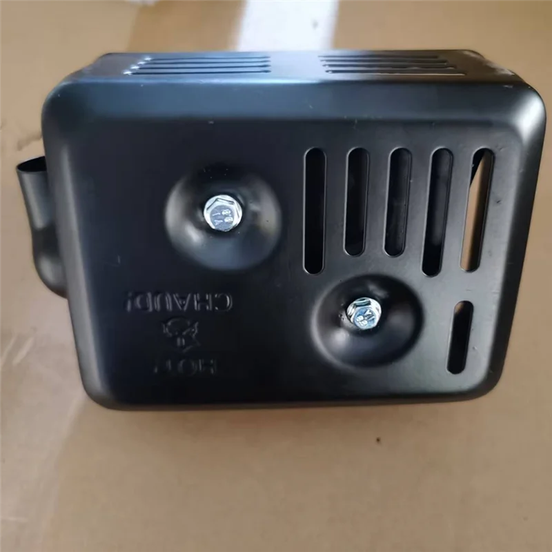 

Exhaust Muffler System With Heat Shield And Gasket- Black- For HONDA GX110 GX120 GX140 GX160 GX200 5.5 For HP 6.5 For HP