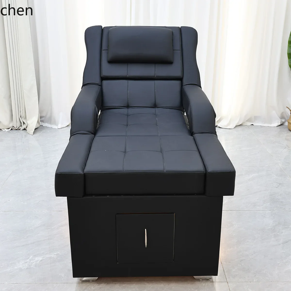 Electric Lifting Foot Bath Sofa Automatic Up and Down Beauty Bed Health Center Massage Water Circulation