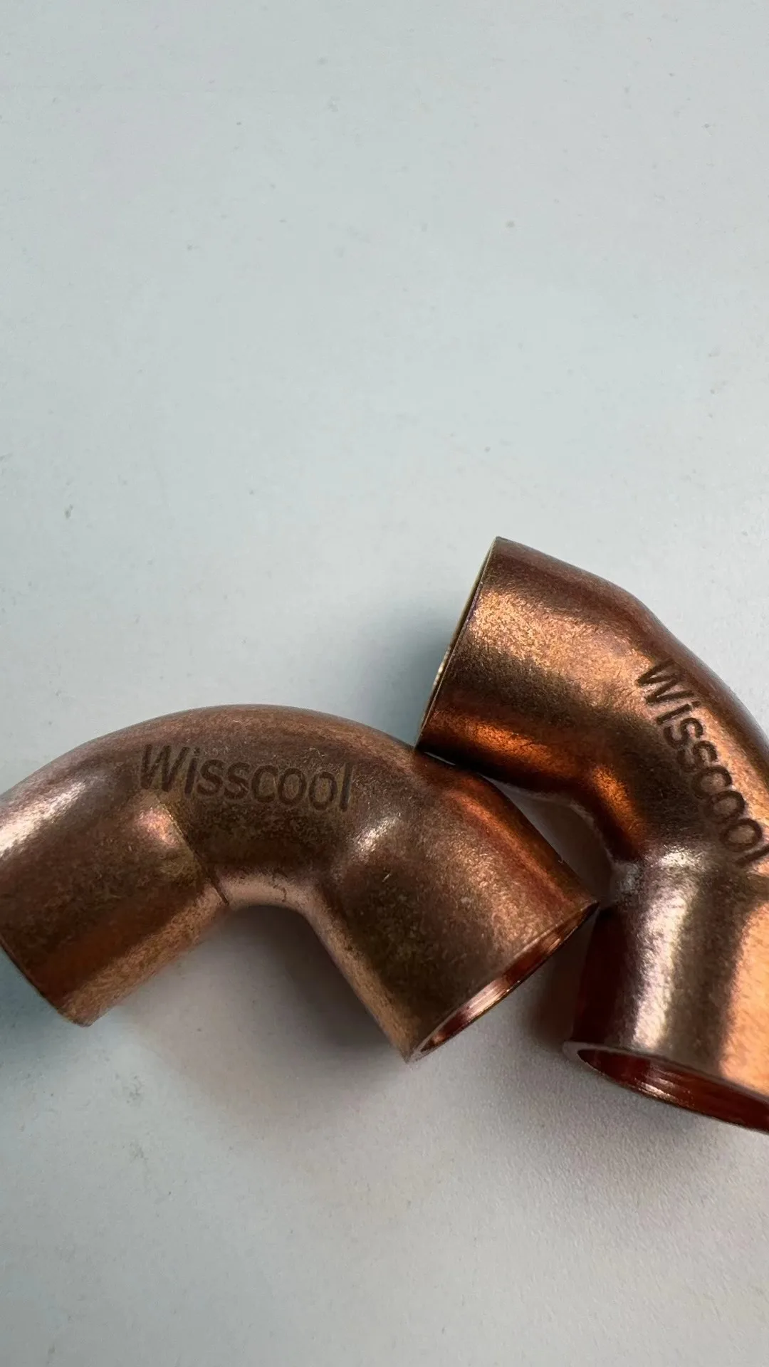 

Wisscool Copper Elbow 6.35mm HVAC Refrigeration Pipe Fitting Corrosion-Resistant Plumbing Connector