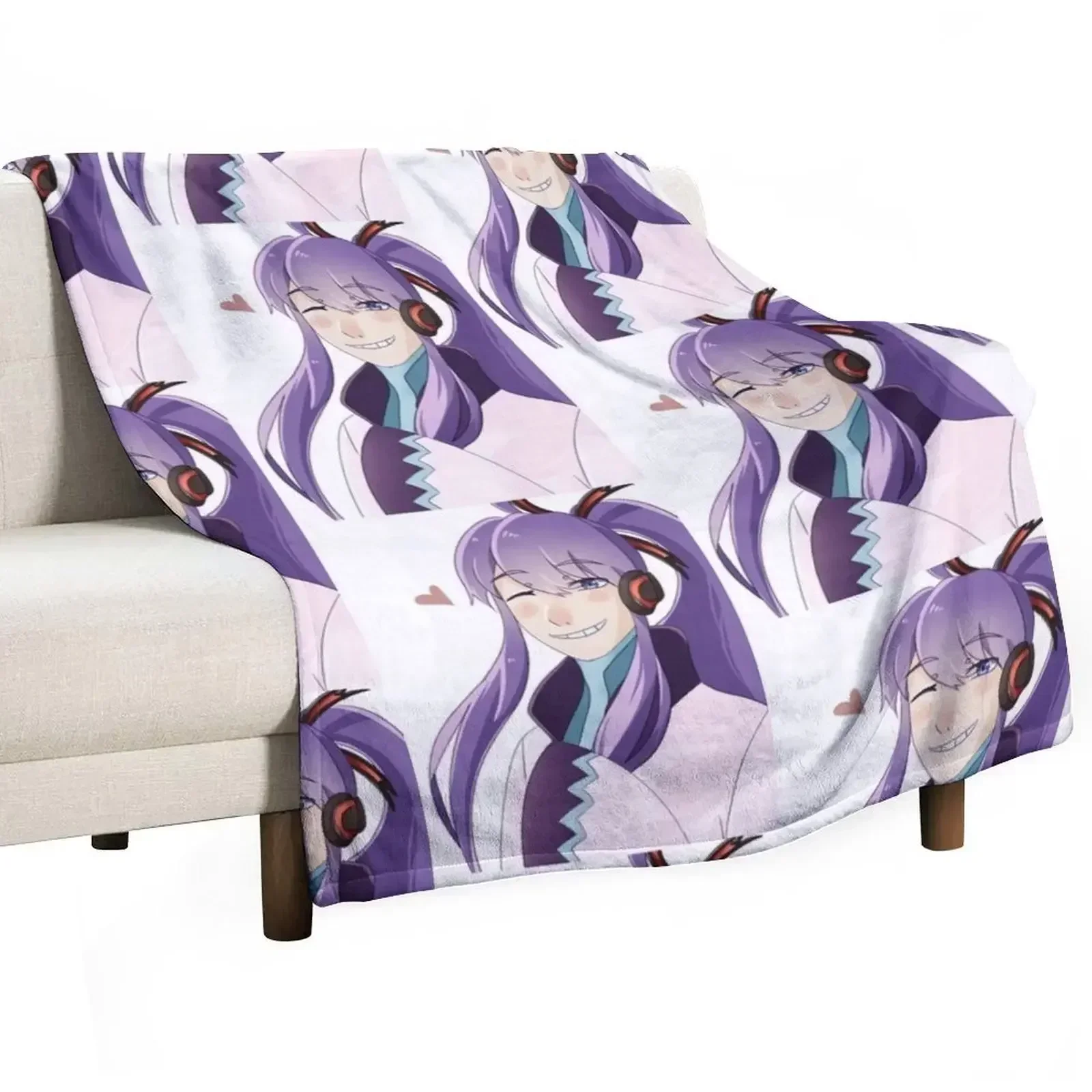 Gakupo Kamui - Vocaloid Throw Blanket Thermal Flannel Fabric Blankets