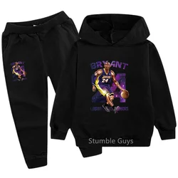 Basketball star Kobe Bryant boys and girls hoodie suit sports leisure all the fashion