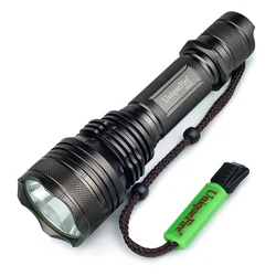 UniqueFire X5 Powerful Tactical LED Flashlight with 18650 Battery Super Bright 3000lm Torch Light Lamp for Camping, Emergency