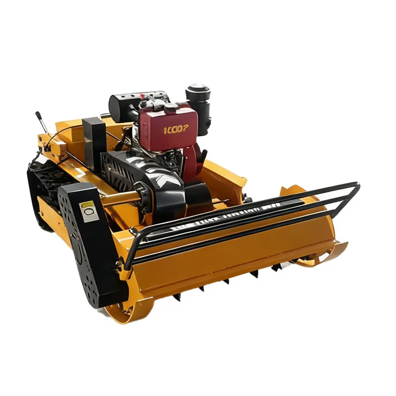 

Custom-designed, high-quality, CE-certified self-propelled robotic lawnmower, industrial and agricultural tracked brush cutter.