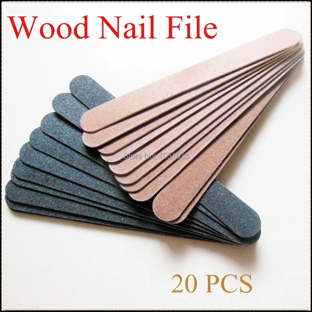 De madeira nail art board, manicure ferramentas, 100 pcs/lot