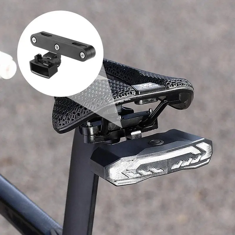 Bike Taillight Bracket Bicycle Saddle Tail Light Mount With Wrench LED Tail Light Bracket For Electric Foldable And Road Bikes