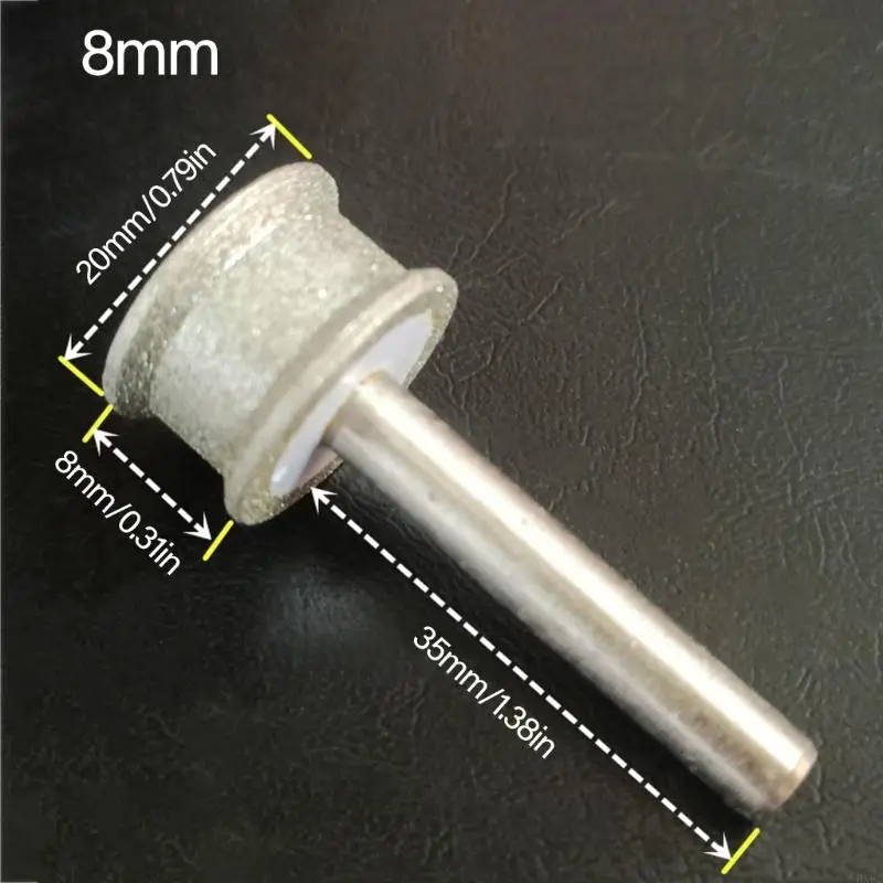 MultiPurpose 2/3/4/5/6/8mm Concave Diamonds Grinding Wheel For Art Glasswork