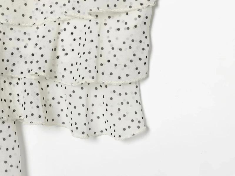 HXAO Y2K Polka Dot Tops für Damen, Sommer Crop Halter Top, Weiß, Ärmellos, Rückenfrei, Sexy Ausgeh-Top, 2026 Resort Strandmode – Detail 10