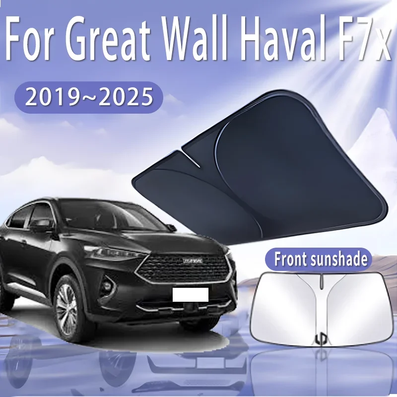 

Car Sun Visor For Great Wall Haval F7x 2019~2025 2020 Front Windshield Sunshade Heat Insulation Summer Cooling Auto Accessories