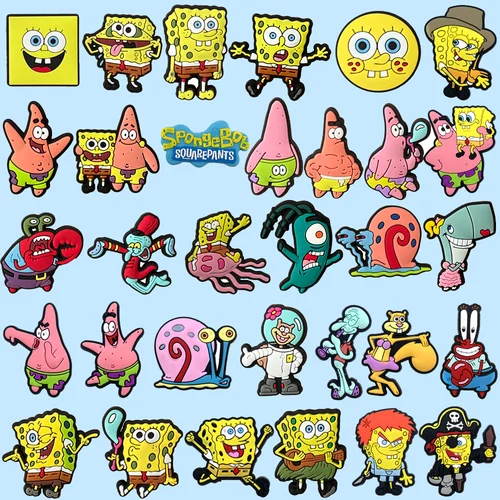 1/32 Uds. Bonitos accesorios de colgantes de esponja para zapatos, Pin de decoración de zapatos para mujer, regalo para niñas