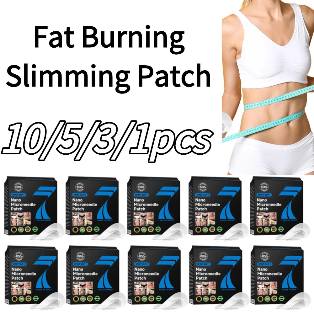 

10/5/3/1pcs Fat Burning Slimming Patch Weight Management Body Care Patch GLP-1 Nanos Microneedles Body Care Patch for Men Women