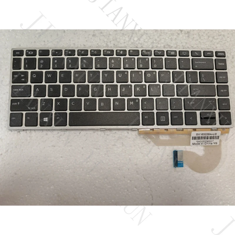 V+New For HP Elitebook 745 G5 840 G5 laptop Keyboard US No Backlit No Point