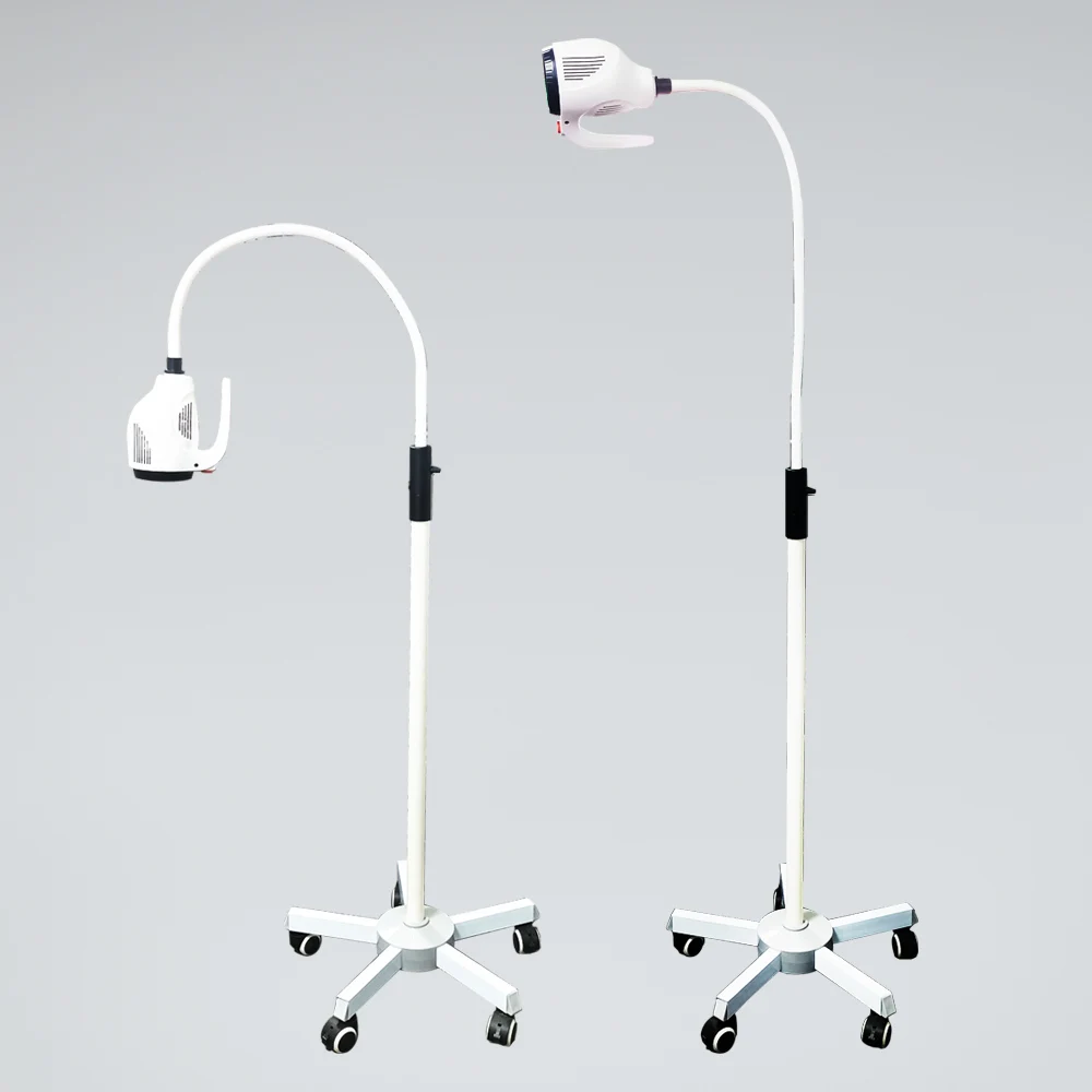 Veterinary Equipment New Design Focus Adjustable Mobile LED Exam Lamp LED Surgical Exam Lamp for Dog Vet Exam