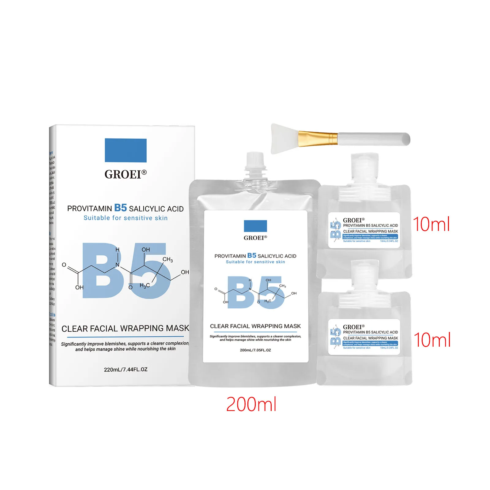 provitamin-b5-mascara-facial-de-clarificacao-de-acido-salicilico-para-acne-pele-propensa-e-sensivel-limpeza-profunda-controle-de-oleo-reparacao-de-barreira-de-pele