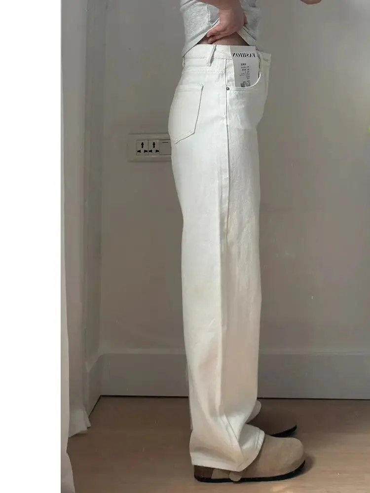 

Расклешенные джинсы для женщин, большие размеры, большие, пышные, удобные, базовые, простые, на каждый день, универсальные, практичные, тяжелые, полные, палаццо