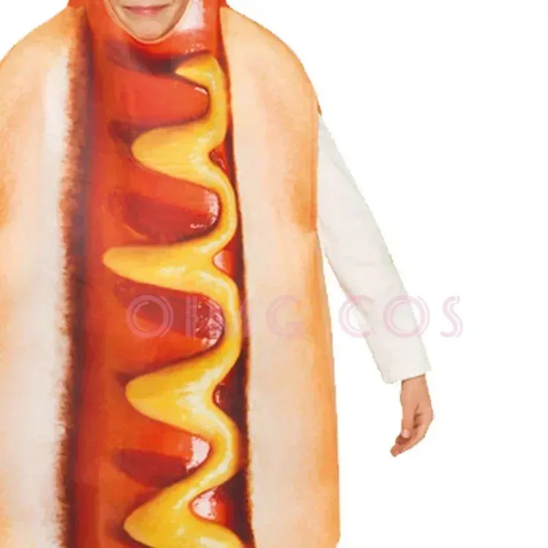 أطفال الأطفال دور اللعب هوت دوج تأثيري المكسيكي مهرجان ازياء الكبار مرحلة أزياء مسرحية هوت دوج ازياء