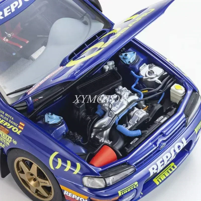 Kyosho 1/18 For Subaru Impreza 1994 RAC #4 / 1995 Monte Carlo #5 Diecast Model Car Toys Gifts Hobby Display Ornaments Collection