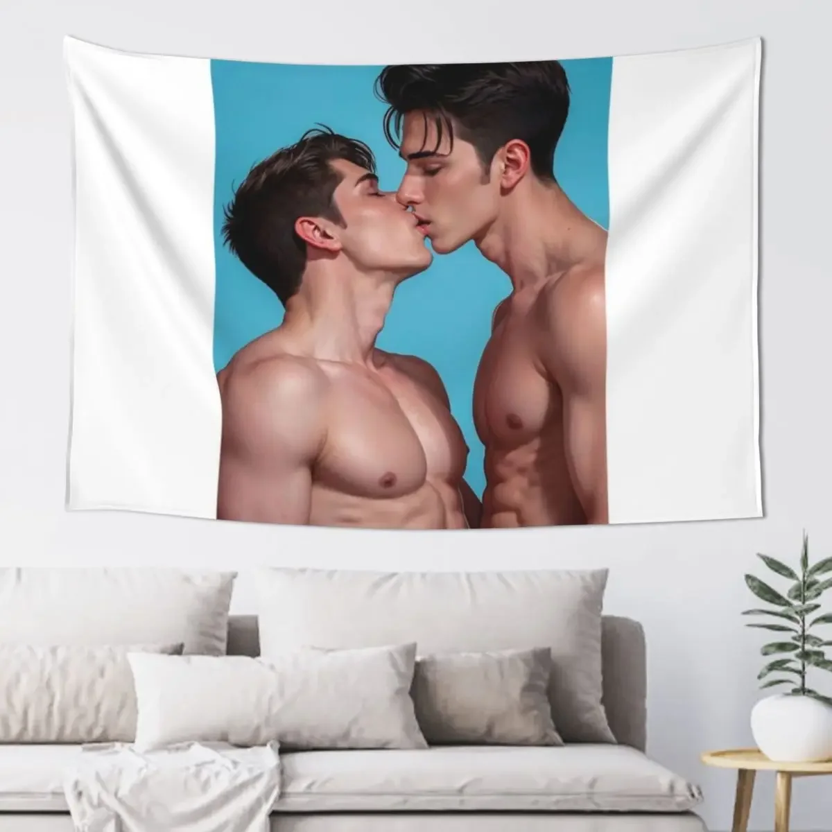 

Valentine Kiss Tapestry Home Supplies Aesthetic Room Decors Cute Room Decor On The Wall Tapestry