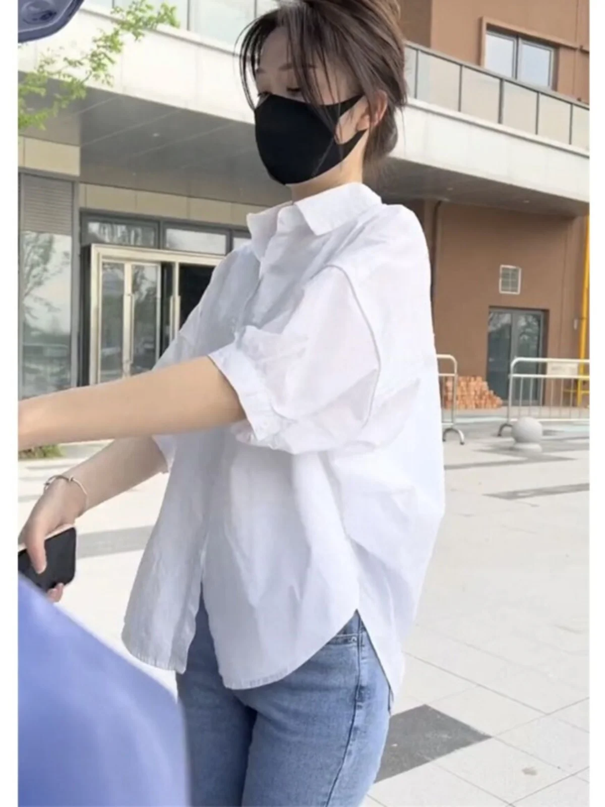 

White Short Sleeve Shirt Women's Summer Shirt Half Sleeve Top Design Sensation Cute Beautiful Small Shirt Fashionable Casual ...
