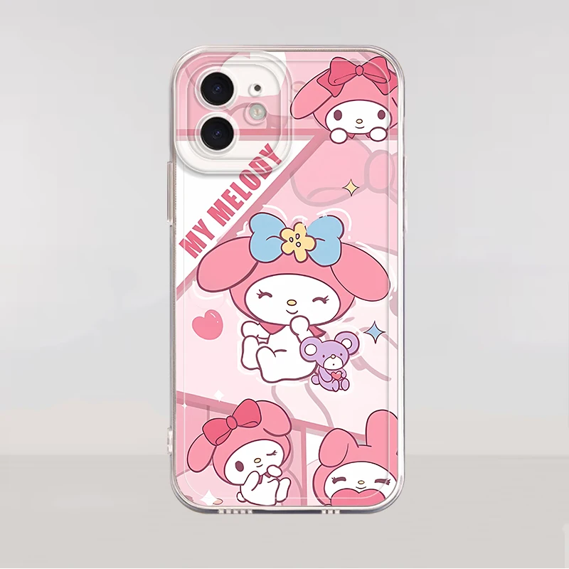 Clear Soft Phone Case for Honor X8b X9a X7b 90 Lite X9b Y9 Prime 2019 Sanrio Cinnamoroll Hello Kitty