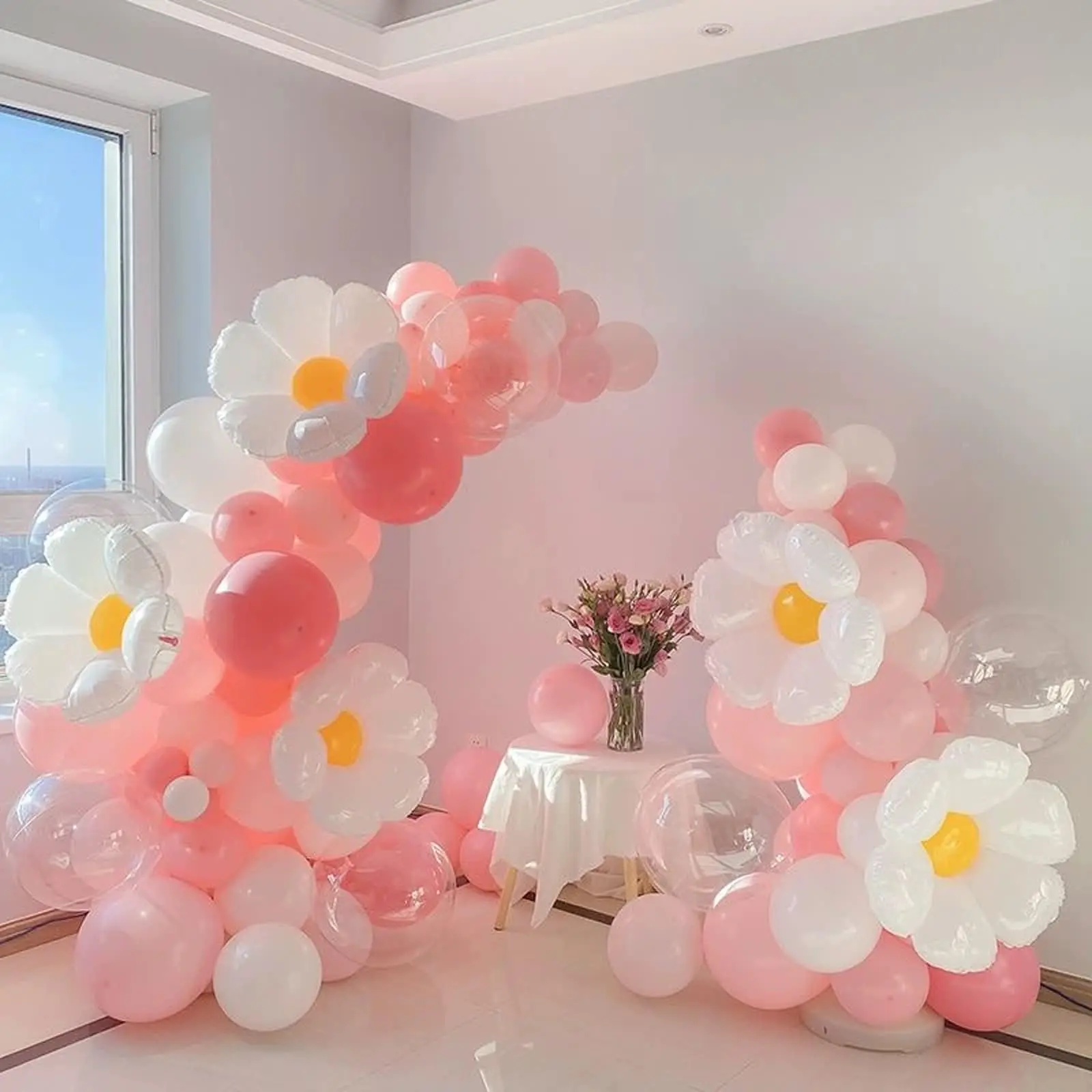 5M/2M Styling-Röhre PVC Aluminium Biegbares Kunststoff-Formrohr Große Kunstblumenstiele DIY-Requisiten Hochzeits- und Partydekoration – Detail 10