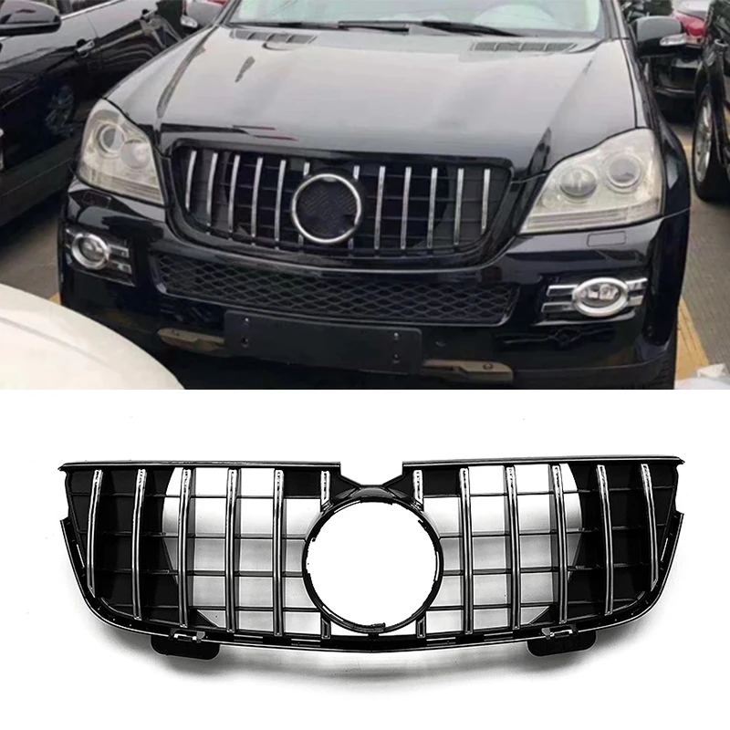 

Perfect Match Front Bumper Grille Hood Grill For Mercedes Benz GL Class X164 GL350 GL450 GL500 GL550 2007 2008 2009 ABS Tuning