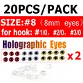 Ojos Holográficos Tamaño 8