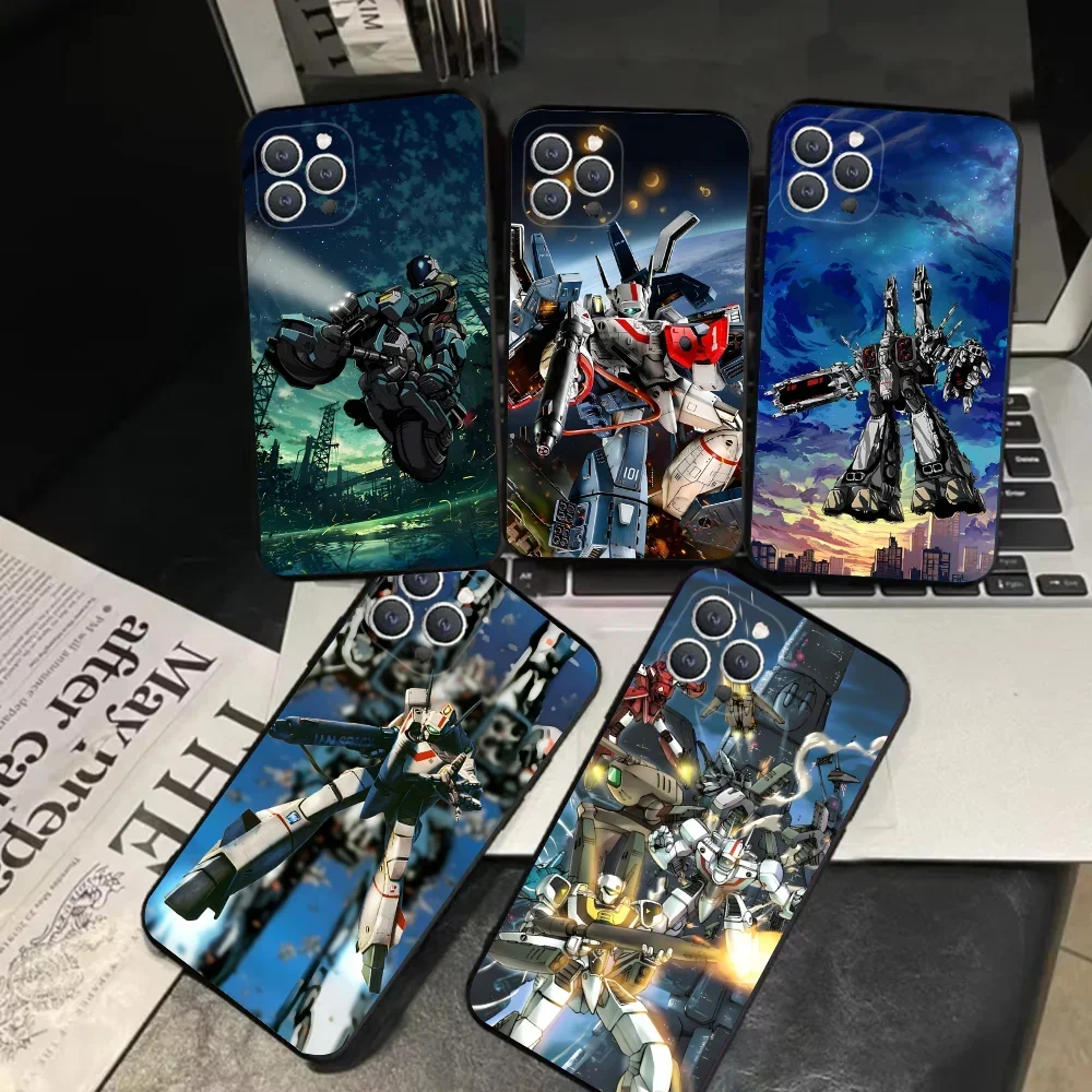 1pc R-Robotech Macross Phone Case Silicone Soft For IPhone 16 15 14 13 12 11 Plus Pro Max Plus