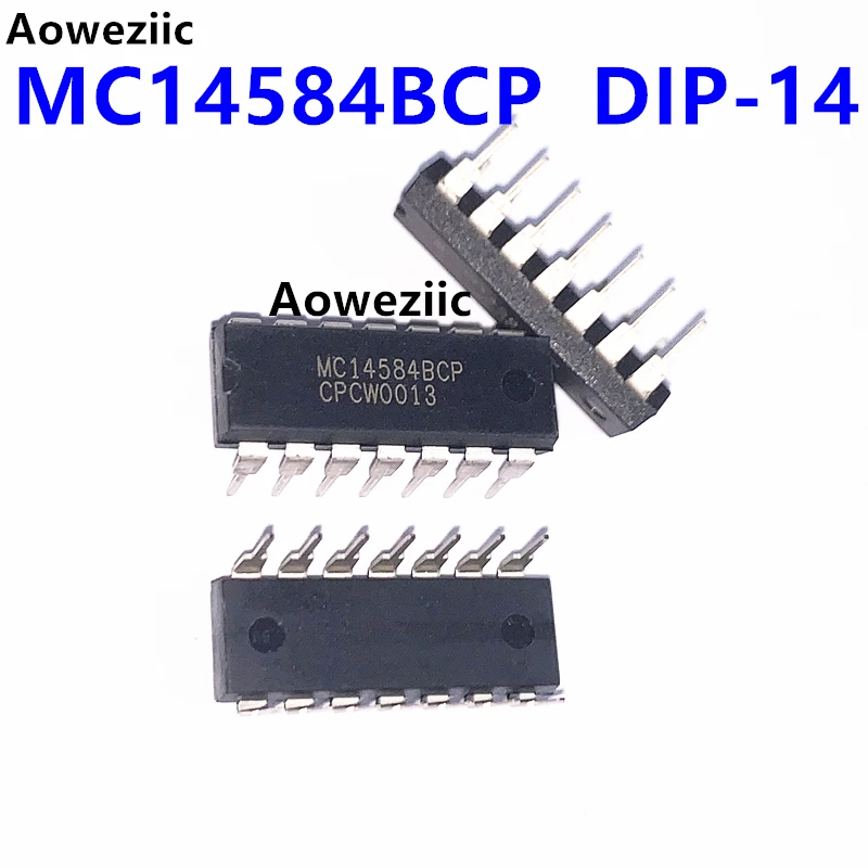 MC14584BCP MC14584 In-line DIP-14 Inverted Schmidt Trigger New Original