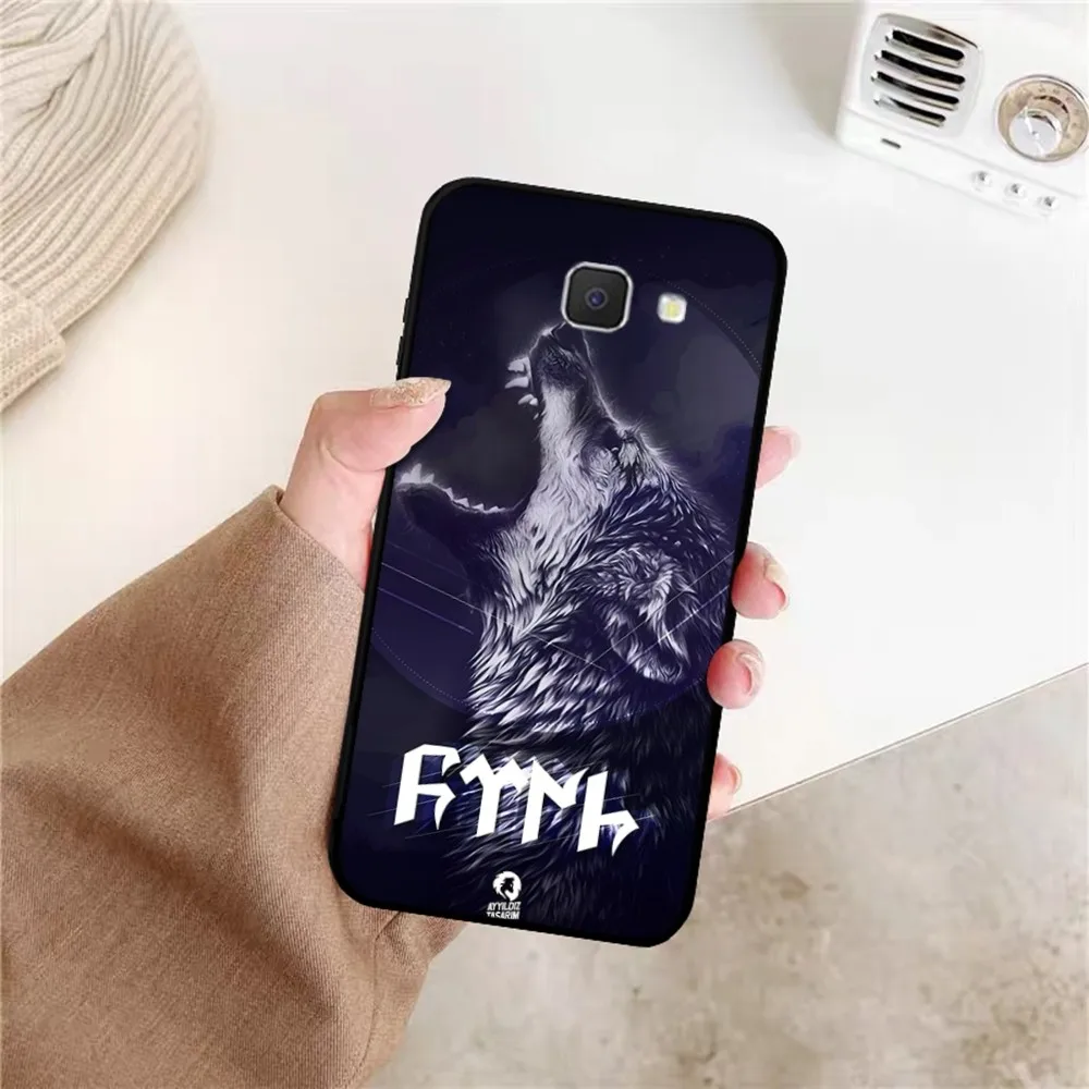 T-Turkish Language Bozkurt Gray Wolf Phone Case For Samsung J 7 plus 7core J7 neo J6 plus prime J6 J4 J5 Mobile Cover