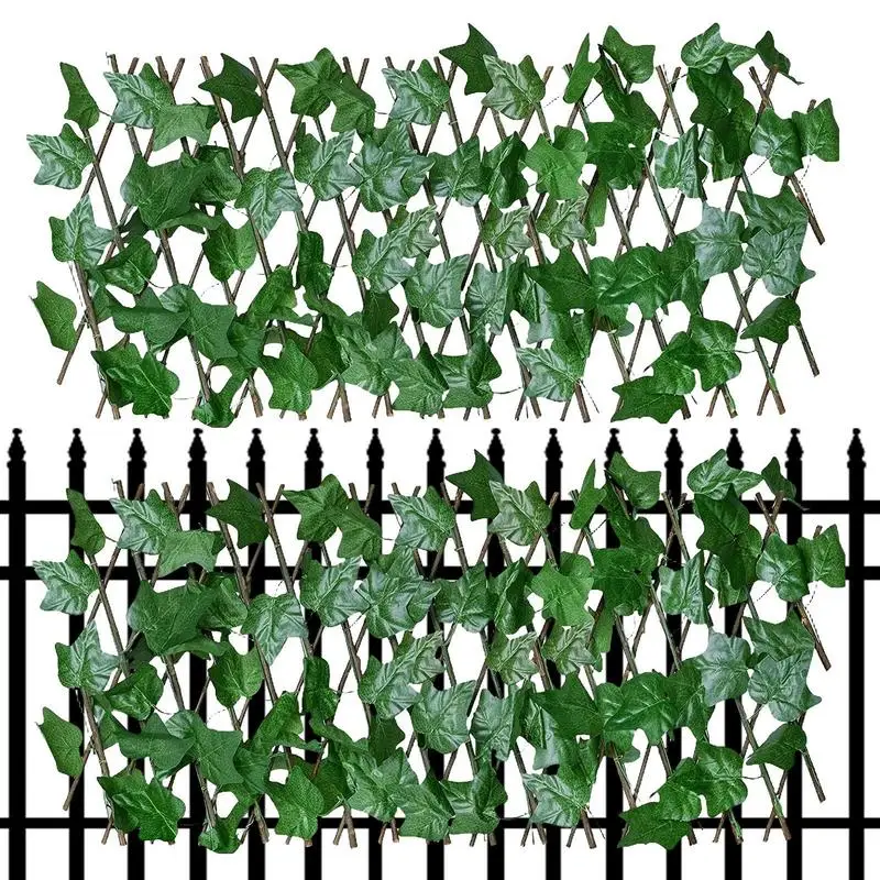 Faux Ivy Privacy Fence Screen Expandable Artificial Ivy Privacy Fence Screen Adjustable Leaf Privacy Fence Artificial Hedges