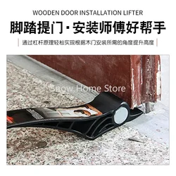Wooden Doors, Foot Operated Door Handles, Quick Installation and Lifting Tools