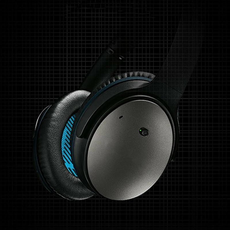 1 Paar Spons Oorkussens Kussenhoes Voor Bose Quietcomfort QC2 QC15 QC25 QC35 Soundtrue Soundlink Rond-Ear Hoofdtelefoon