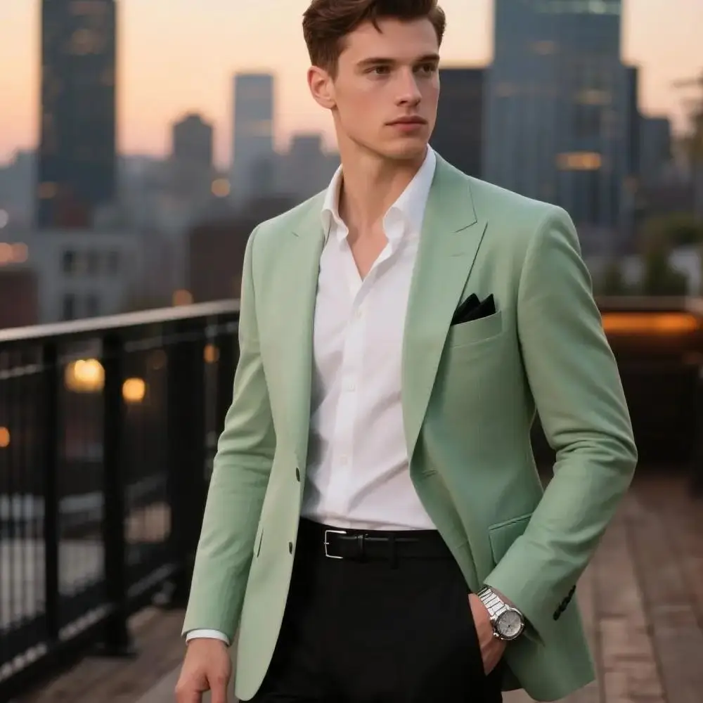 

homens moda jaqueta de casamento inteligente casual유cios улучшение домашнее терно jaqueta formal Nederland um casaco para festa